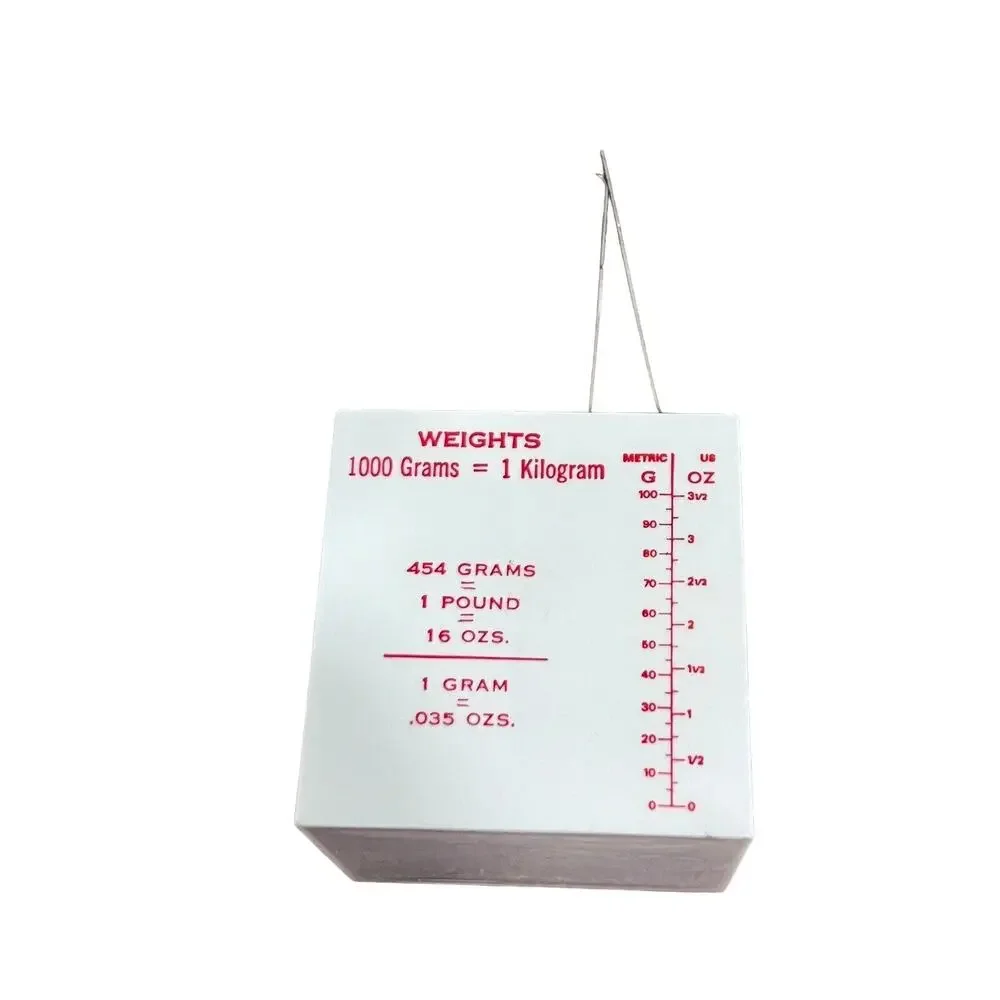 Metric Maid Vintage Recipe Card Holder Cooking Conversion Charts